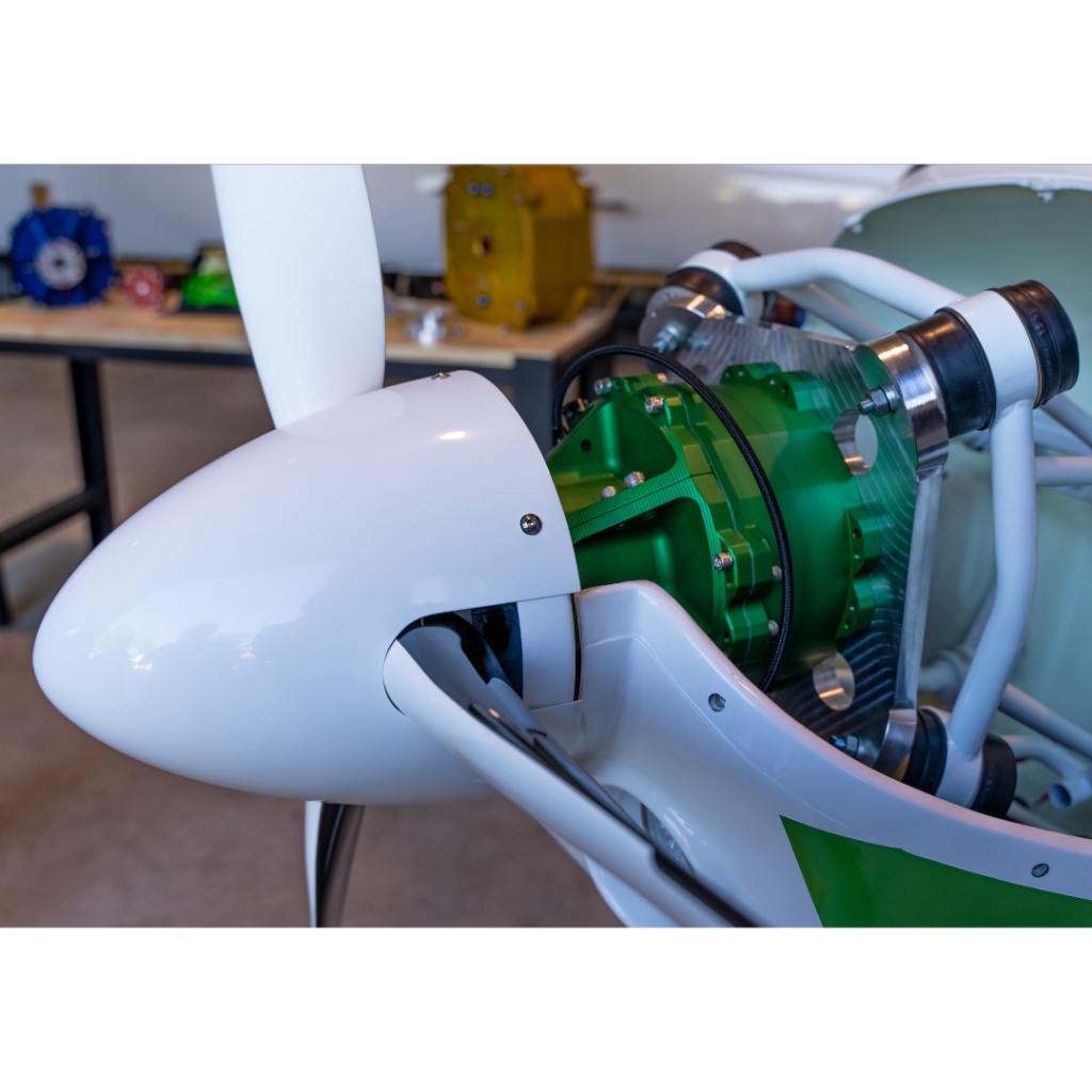 It's light, for flight. Go further, faster! The Australian crafted QFM-180-X Axial-Flux eMachine, and matching Aircraft Propeller Snout