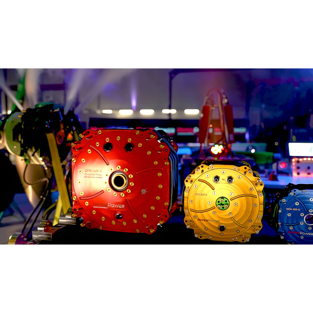 Snapshot from a past video shoot - Powering propellers, Cryogenic cooling, Driving dyno