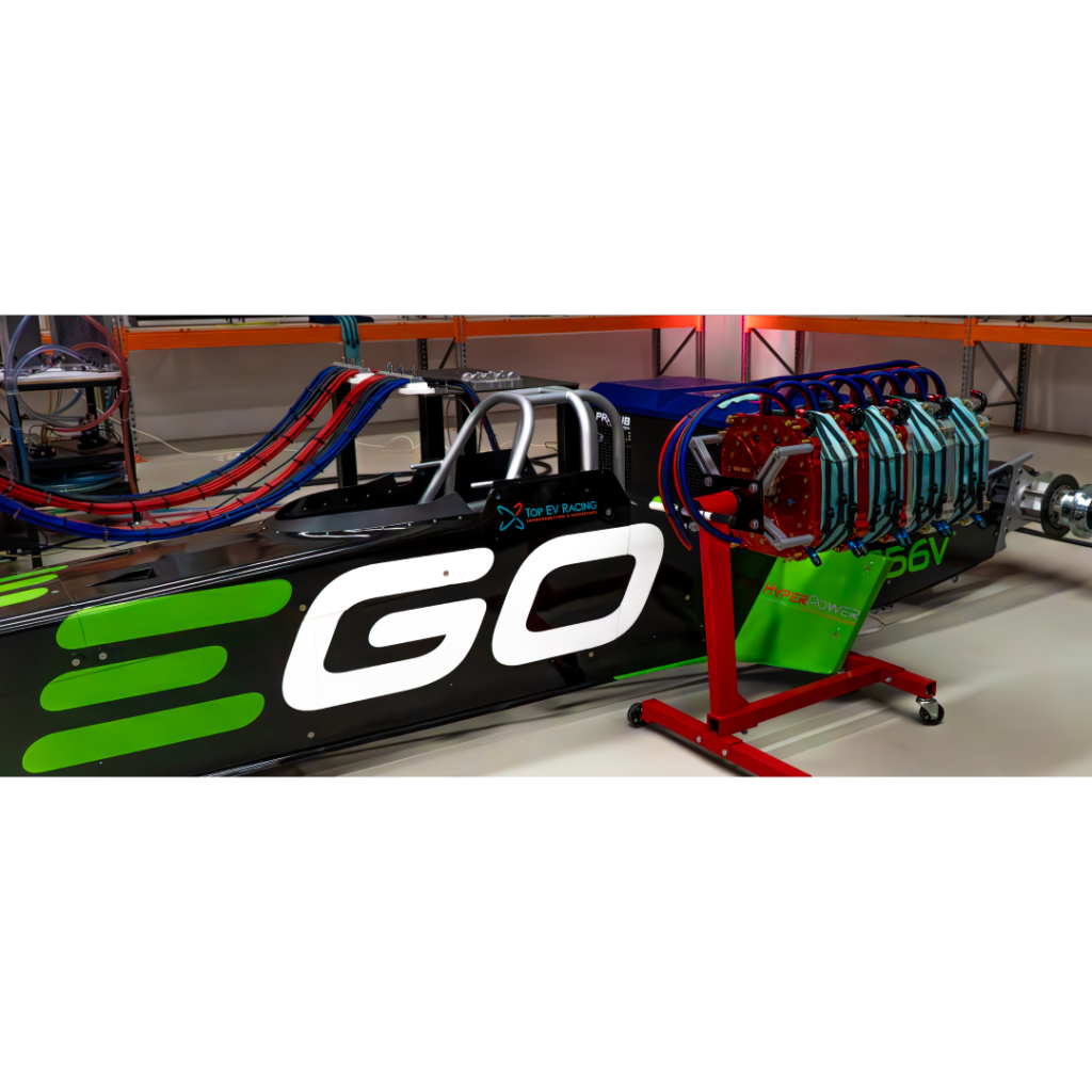 EV powerplant going into Top EV Racing's wheel-driven rocket! Energised with HyperPower® Technologies!