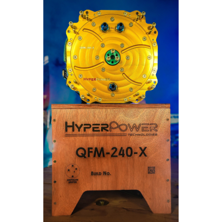 600 Horse... Axial-Flux of course! Foot tall, and truck-loads of Electric Torque!